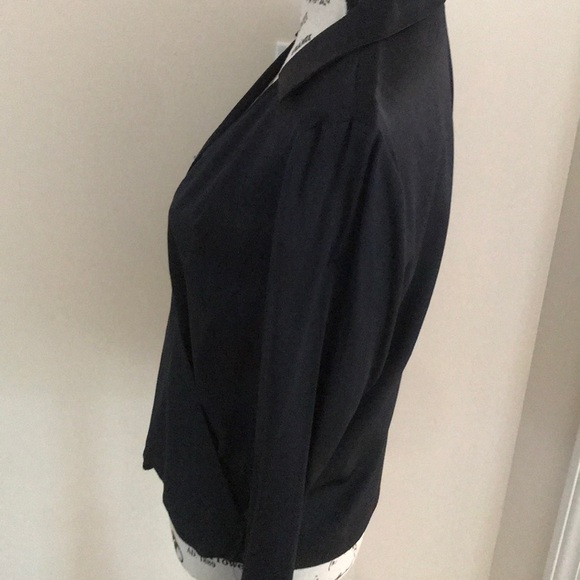 DKNY SILK WRAP TOP - Picture 2 of 4
